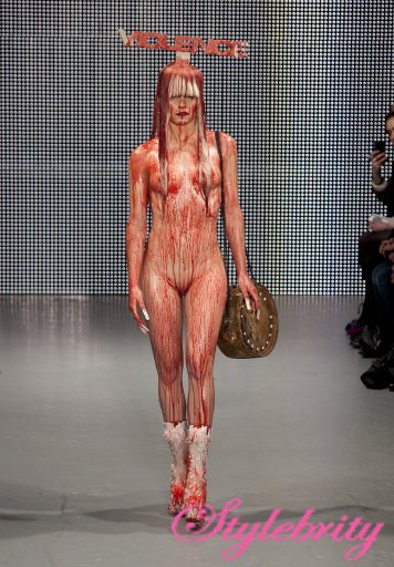 Nude european fashion shows top models