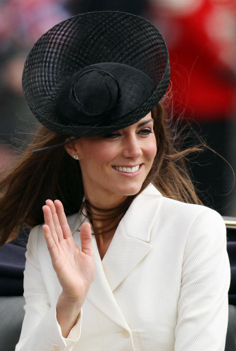 Duchess Of Cambrige Attends Trooping Of The Colour