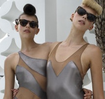 Norma Kamali Shows Collection At Mercedes-Benz Fashion Week Swim 2012