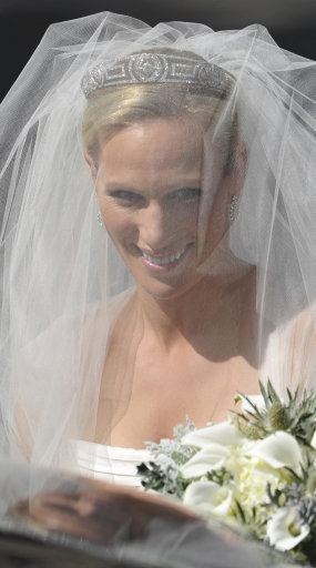 Zara Phillips Marries Mike Tyndall In Stewart Parvin – All The Pictures