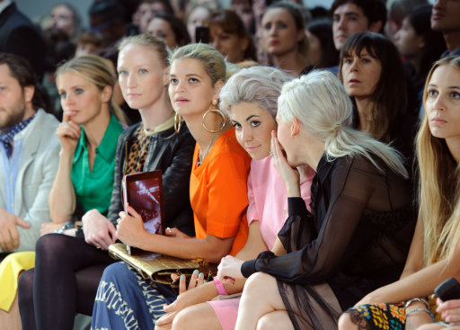 Celebrities Attend House of Holland S/S ’12 Fashion Show – London Fashion Week