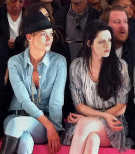 Kristen Stewart And Kate Moss Attend Mulberry S/S ’12 Catwalk Show – London Fashion Wee