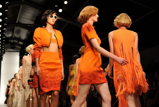 Mark Fast S/S ’12 Catwalk Show – London Fashion Week (Editor Notes Nudity)