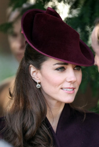 Duchess Of Cambridge attends Christmas day church service at Sandringham