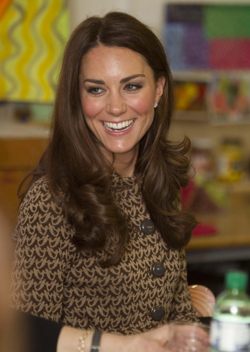 Duchess of Cambridge makes first visit as royal patron of The Art Room wearing Orla Kiely