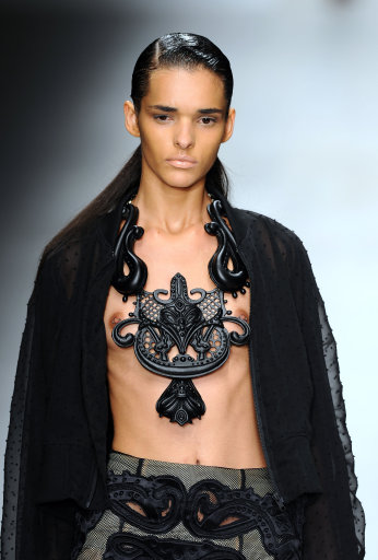 KTZ s/s 13 Catwalk – London Fashion Week (Editor notes nudity)