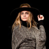 Cara Delevingne models for Issa at  London Fashion Week 2013
