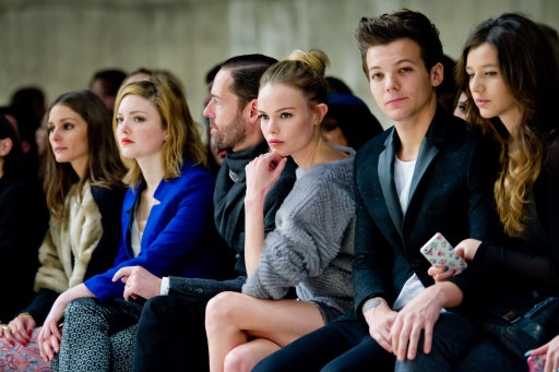 Louis Tomlinson, Kate Bosworth and other Celebs at Unique Front Row – London Fashion Week 2013