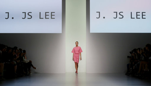 J. JS Lee Catwalk – London Fashion Week 2013