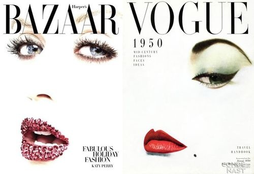 Harper’s Bazaar And Katy Perry Riff On Iconic 50s Vogue Cover