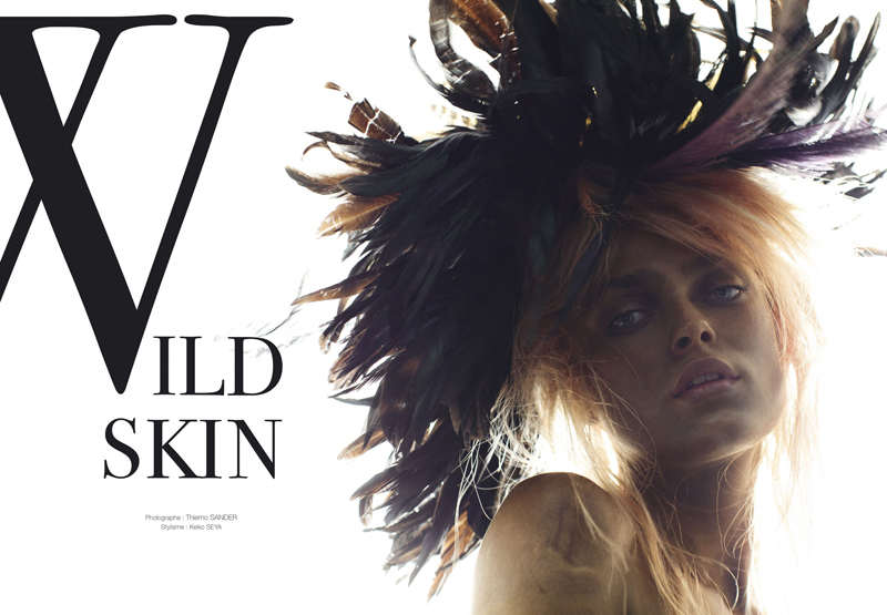‘Wild Skin’ Sophie Vlaming by Thiemo Sander for Soon International #13 Spring 2011 [Editorial]