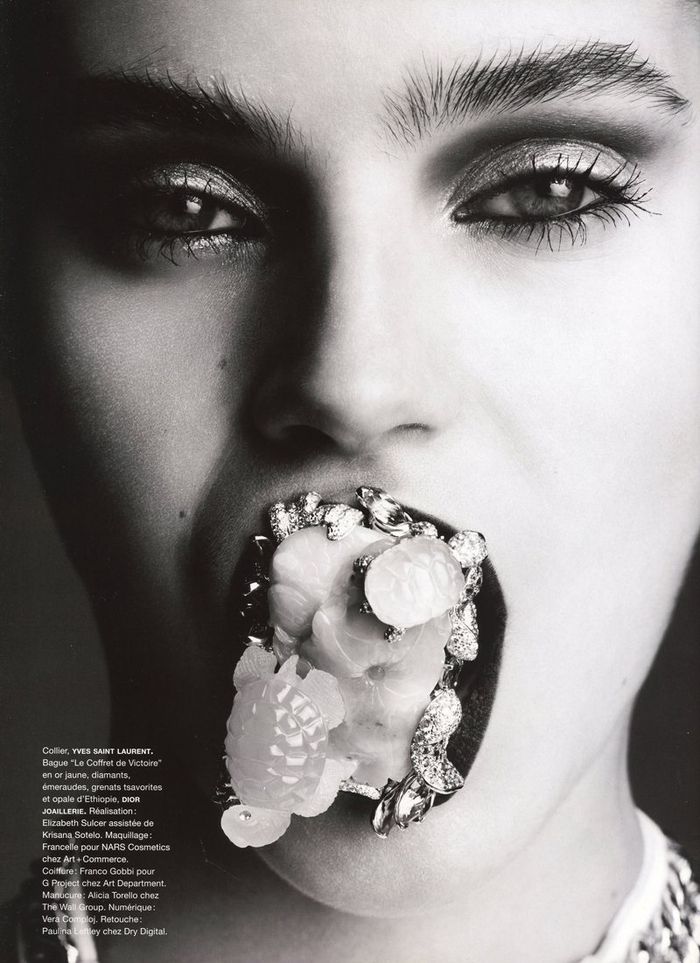 Juju Ivanyuk by Ben Hassett for Numéro #128 (Editor Notes Some Nudity)
