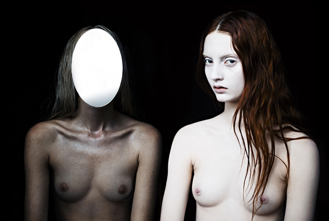 Codie Young & Asia Bugajska by Ovini Boris for Exhibition Dorian Issue (NSFW)