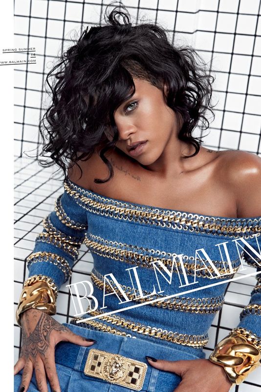 Rihanna for Balmain SS 2014 Campaign by Inez van Lamsweerde & Vinoodh Matadin