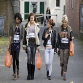 X Factor: Cher Lloyd, Mary Byrne & Belle Amie Work This Seasons Carrier Bag Trend – Pictures