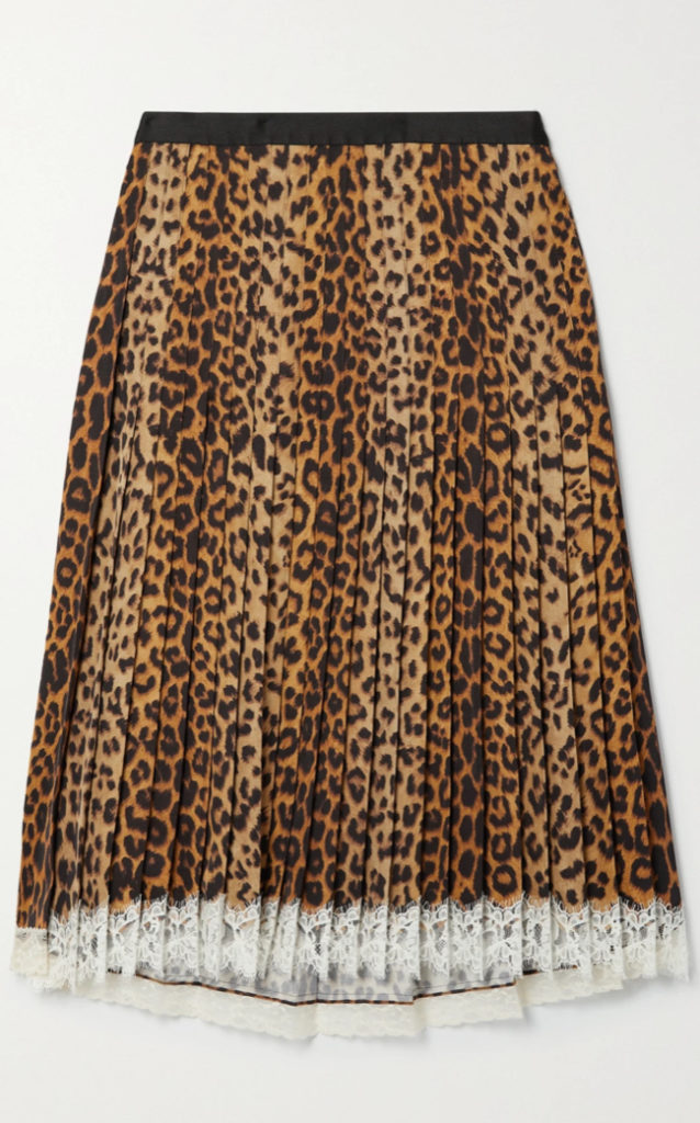 Leopard Print Skirt