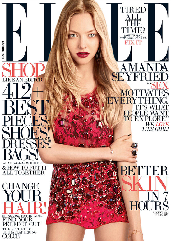 Amanda Seyfried for ELLE Magazine