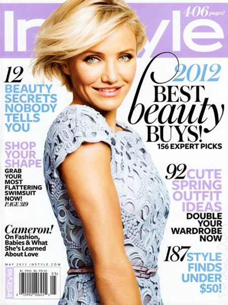 Cameron Diaz for InStyle Magazine