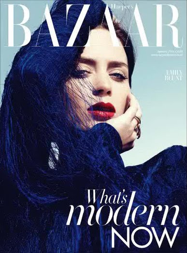 Exquisitely Blunt – Emily Blunt Photoshoot For Harpers Bazaar