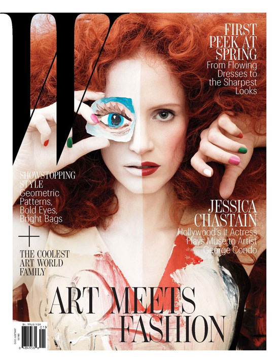 Jessica Chastain for W Magazine