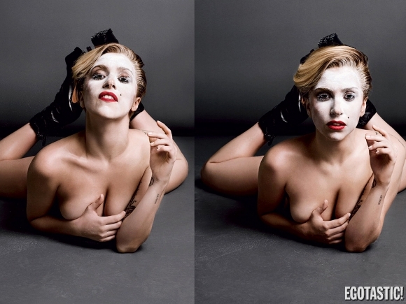 Lady Gaga Naked in V Magazine