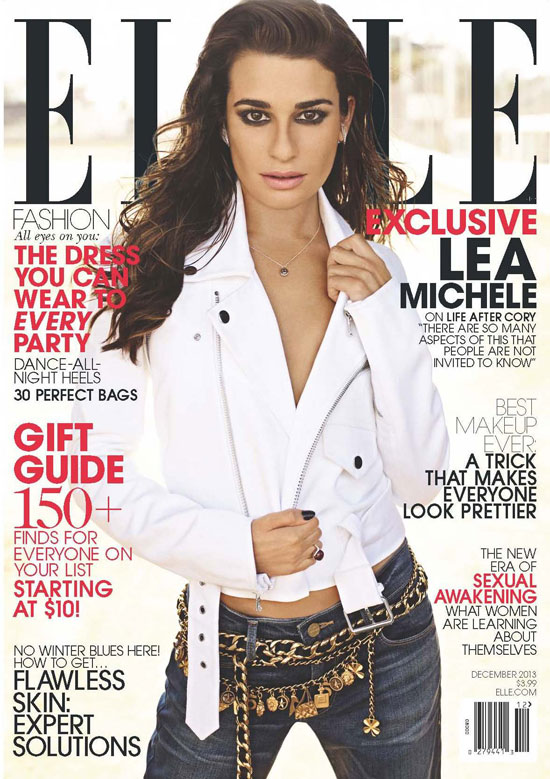 Lea Michele for ELLE Magazine