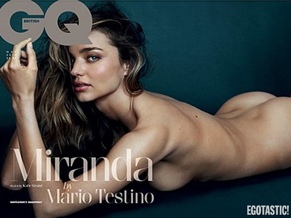 Miranda Kerr Covered Naked in GQ UK