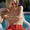 Rosie Huntington-Whiteley Covered Topless in V Magazine Summer 2014