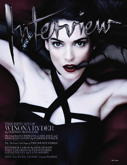 Winona Ryder for Interview Magazine