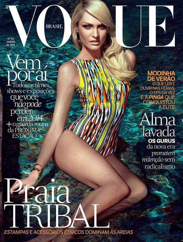 Candice Swanepoel nude for Vogue Brasil