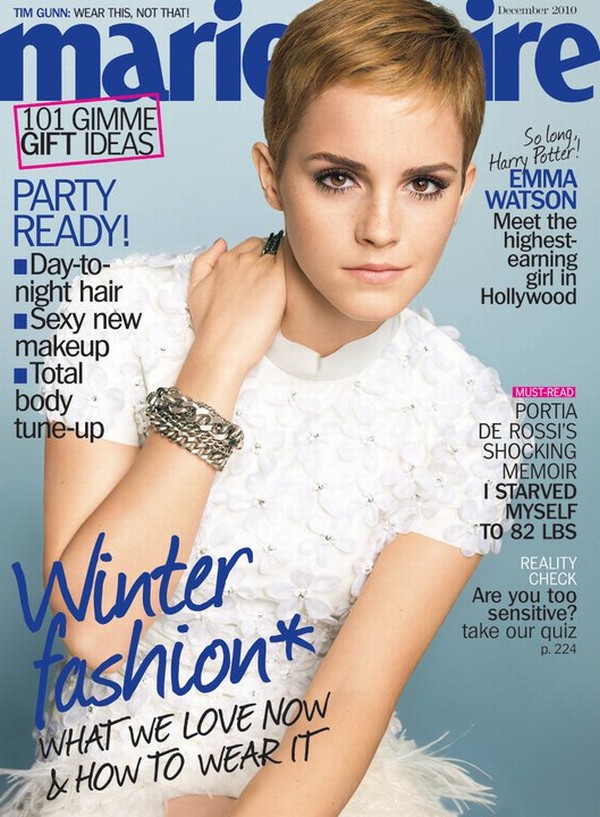 emma watson marie claire shoot