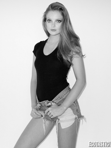 Eniko Mihalik Topless in Terry Richardson Black and White Photoshoot