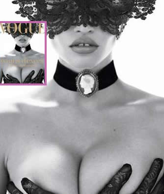 Lara Stone Tastefully Topless On Cover Of Paris Vogue: Photos