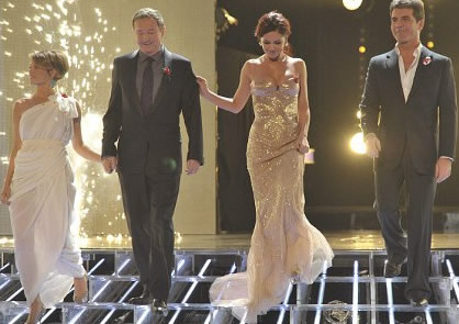 X Factor Style-Off:Dannii Minogue In Carla Zampatti vs Cheryl Cole In Roberto Cavalli