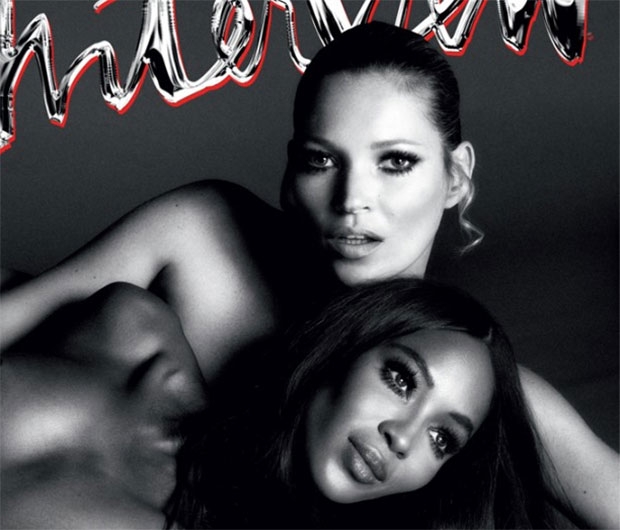 Kate Moss and Naomi Campbell Laid Bare for Interview Magazine