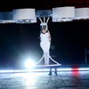 Lady Gaga Wears A Flying Dress