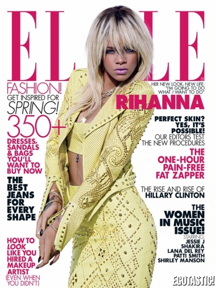 Rihanna in May’s Elle Magazine