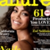 Zoe Saldana Covered Naked for Allure June 2013